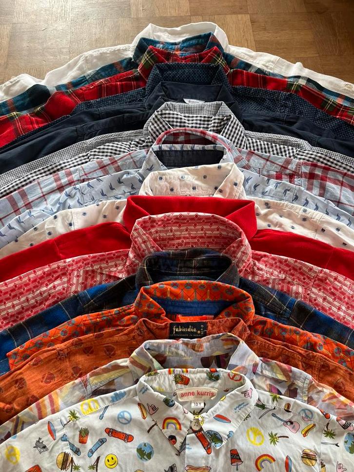 LOT jongenshemden merkkledij Paul Smith,Bellerose,Anna Kurr, Kinderen en Baby's, Kinderkleding | Kinder-kledingpakketten, Zo goed als nieuw