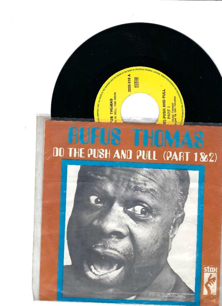 Rufus Thomas – (Do The) Push And Pull, Cd's en Dvd's, Vinyl Singles, Gebruikt, Single, R&B en Soul, 7 inch, Ophalen of Verzenden