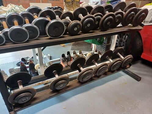 Halterset 2stuks, Sport en Fitness, Fitnessmaterialen, Gebruikt, Halterset, Armen, Benen, Borst, Buik, Rug, Ophalen