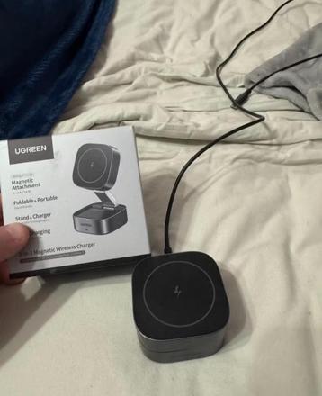UGREEN MagFlow Chargeur Induction iPhone beschikbaar voor biedingen