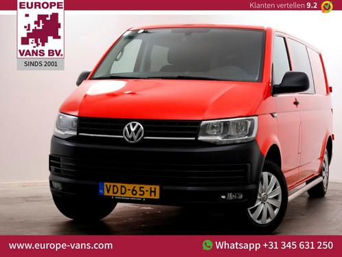 Volkswagen Transporter T6 2.0 TDI 150pk E6 Lang D.C. Airco/N, Auto's, Bestelwagens en Lichte vracht, Bedrijf, ABS, Airconditioning