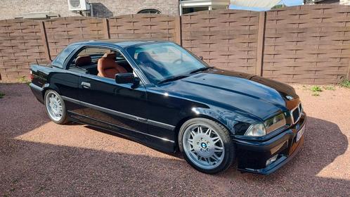 Bmw E36 cabrio 325i manueel '93 oldtimer, Auto's, BMW, Particulier, Sportstoelen, Benzine, Cabriolet, Handgeschakeld, Zwart, Bruin