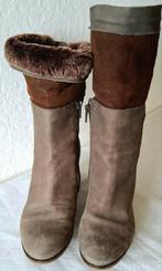 Jolies bottes d'hiver à talons compensés, Via Vai, Enlèvement ou Envoi, Comme neuf, Brun