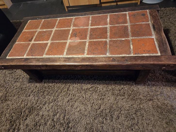 Salontafel, Huis en Inrichting, Tafels | Salontafels, Gebruikt, Minder dan 50 cm, 50 tot 100 cm, 100 tot 150 cm, Rechthoekig, Ophalen