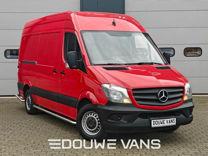 Mercedes-Benz Sprinter L2H2 210 Sidebars Rood 3 Persoons, Auto's, Bestelwagens en Lichte vracht, Bedrijf, Te koop, ABS, Alarm