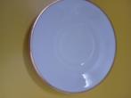 Petite assiette avec liseré or porcelaine de baudour mons, Collections, Enlèvement ou Envoi, Comme neuf, Porcelaine