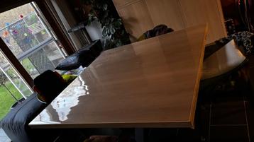 Doorzichtig tafelzeil (4mm dik) - 139x139 beschikbaar voor biedingen