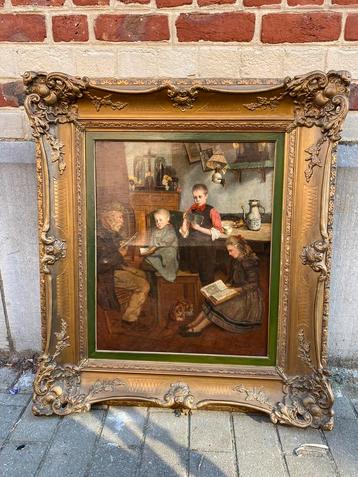 Olieverf op doek - Ernest van den Panhuysen  beschikbaar voor biedingen