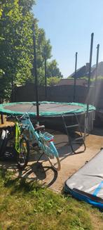Berg trampoline en airtrack, Kinderen en Baby's, Speelgoed | Buiten | Trampolines, Ophalen, Gebruikt