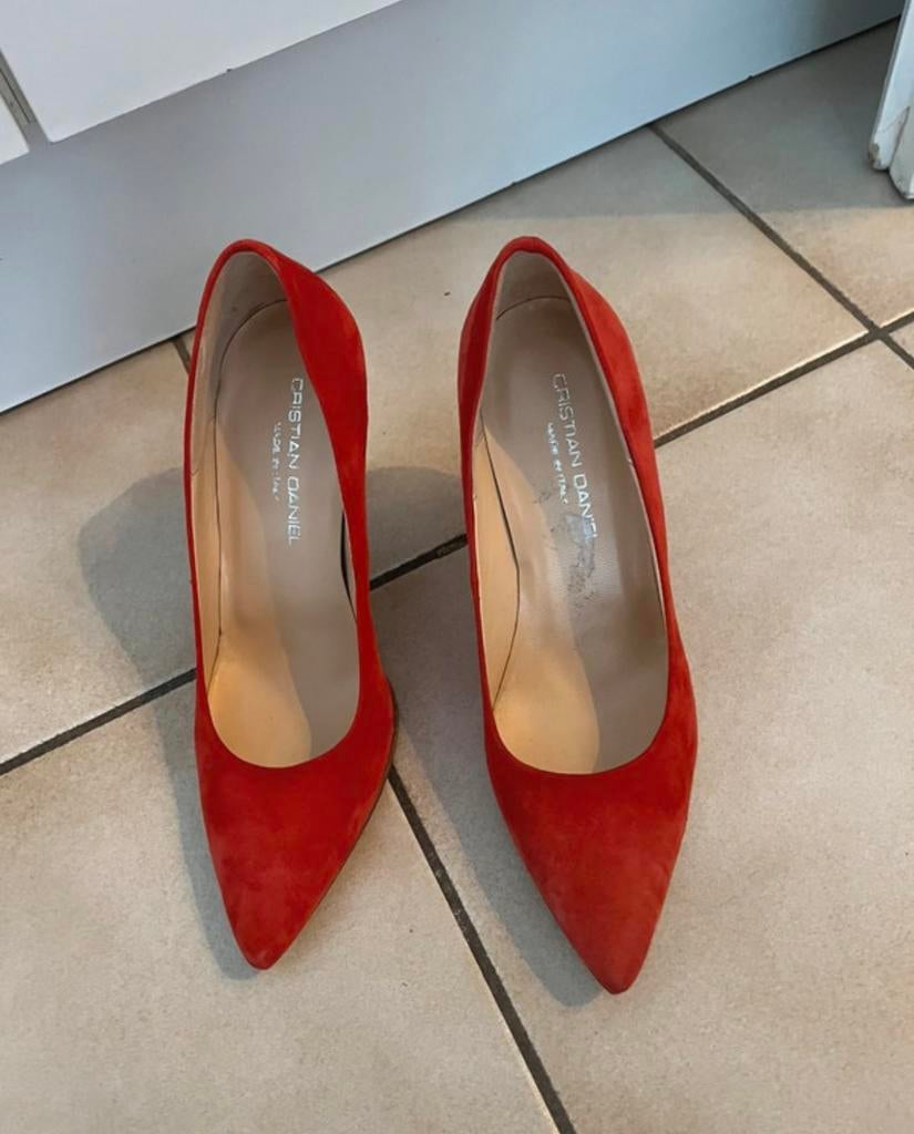 Te koop hakken, Vêtements | Femmes, Chaussures, Rouge, Escarpins, Comme neuf, Enlèvement