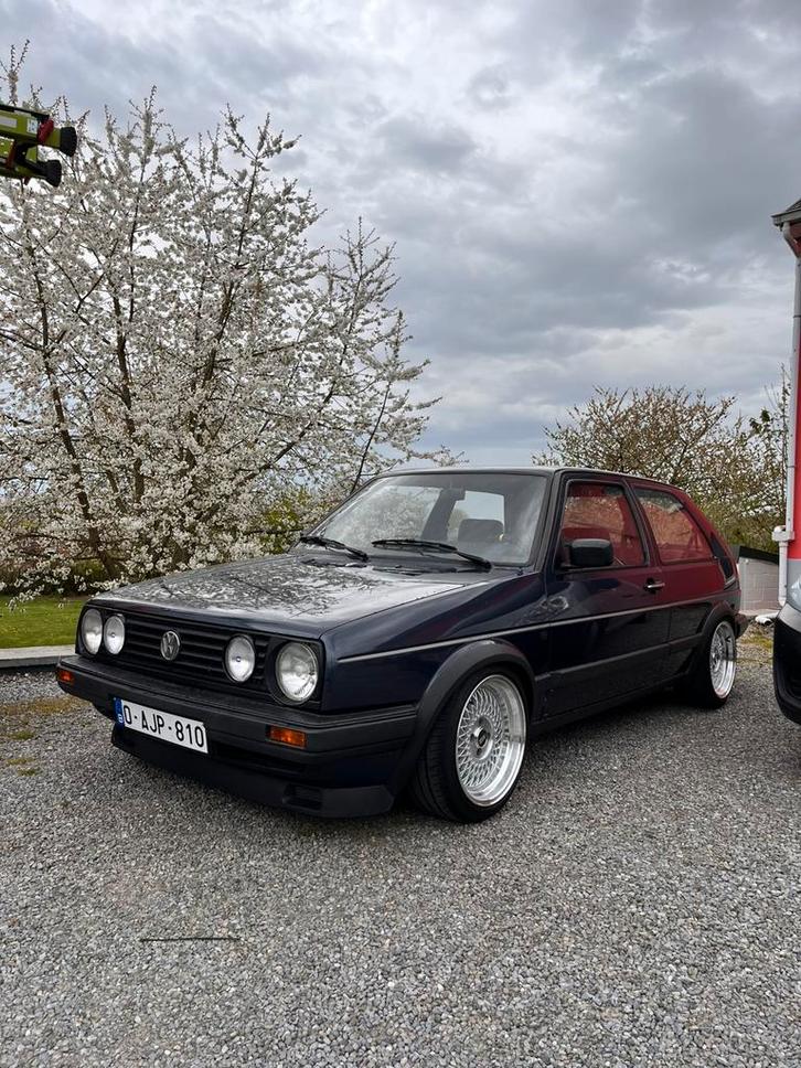 golf 2 gtd, Autos, Volkswagen, Particulier, Golf, Diesel, Boîte manuelle, Noir, Noir, Enlèvement