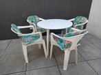 Tuinset tafel met 4 stoelen, Tuin en Terras, Ophalen