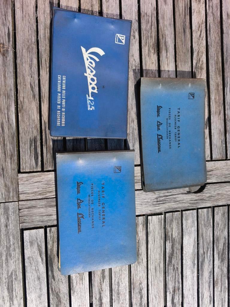 Origineel misa-boek van Vespa, Ophalen of Verzenden