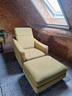 Zetel met poef., Huis en Inrichting, Zetels | Zetels, Ophalen, Gebruikt, Eenpersoons