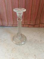 Vintage glazen kaarsenstandaard, Ophalen of Verzenden