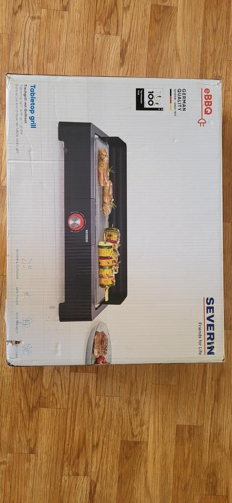 Severin elektrische bbq, Ophalen, Zo goed als nieuw, Tafelgrill