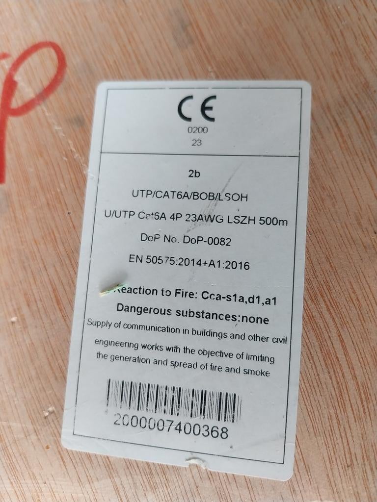 Utp cat6a, Bricolage & Construction, Électricité & Câbles