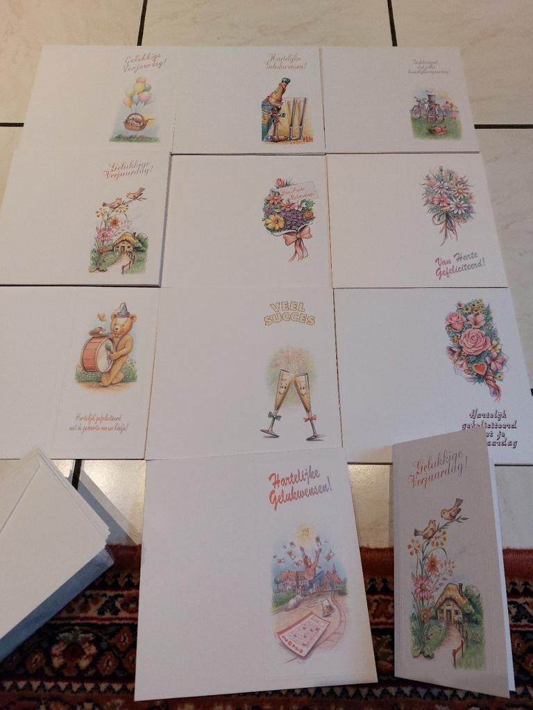 100 wenskaarten, Ophalen