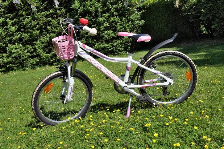 Meisjesfiets, 6 speed, 20 inch, 6-9 jaar (113-137 cm), Fietsen en Brommers, Fietsen | Kinderfietsjes, Gebruikt, 16 tot 20 inch