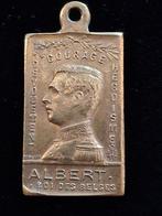 medaille hanger Koning Albert I, Verzamelen, Verzenden, Gebruikt, Overige typen