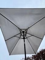 Parasol zonder voet - met draaibediening - 2,4m x 1m45, Ophalen, Kantelbaar, 2 tot 3 meter, Zo goed als nieuw