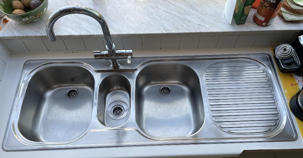 Spoelbak en kraan, Huis en Inrichting, Keuken | Keukenelementen, Gebruikt, Ophalen