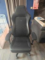 NobleChair  black edition Hero cuir, Comme neuf, Chaise de bureau de gaming, Enlèvement, Chaise de bureau