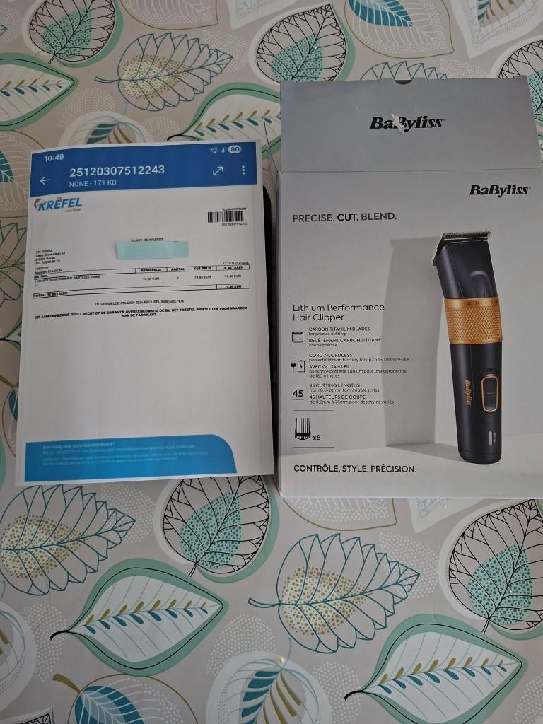 tondeuse, Elektronische apparatuur, Persoonlijke Verzorgingsapparatuur, Zo goed als nieuw, Haarverzorging, Ophalen