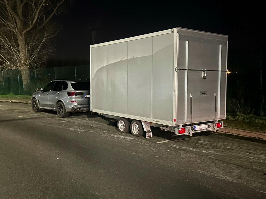 Proline gesloten aanhanger met laadklep., Enlèvement, Comme neuf