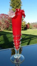 Ancien vase en verre soufflé, Enlèvement ou Envoi