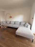 Stoffe zetel + poef, Ophalen, Gebruikt, Stof