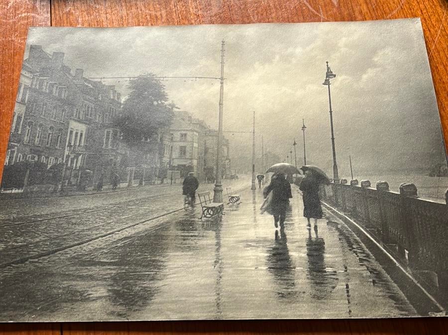 Originele foto mediobrome Leonard Misonne 1943 gesigneerd, Ophalen of Verzenden