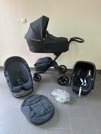 Stokke Xplory X rich black 3 in 1 - COMPLEET, Kinderen en Baby's, Ophalen, Zo goed als nieuw, Maxi-Cosi, Regenhoes