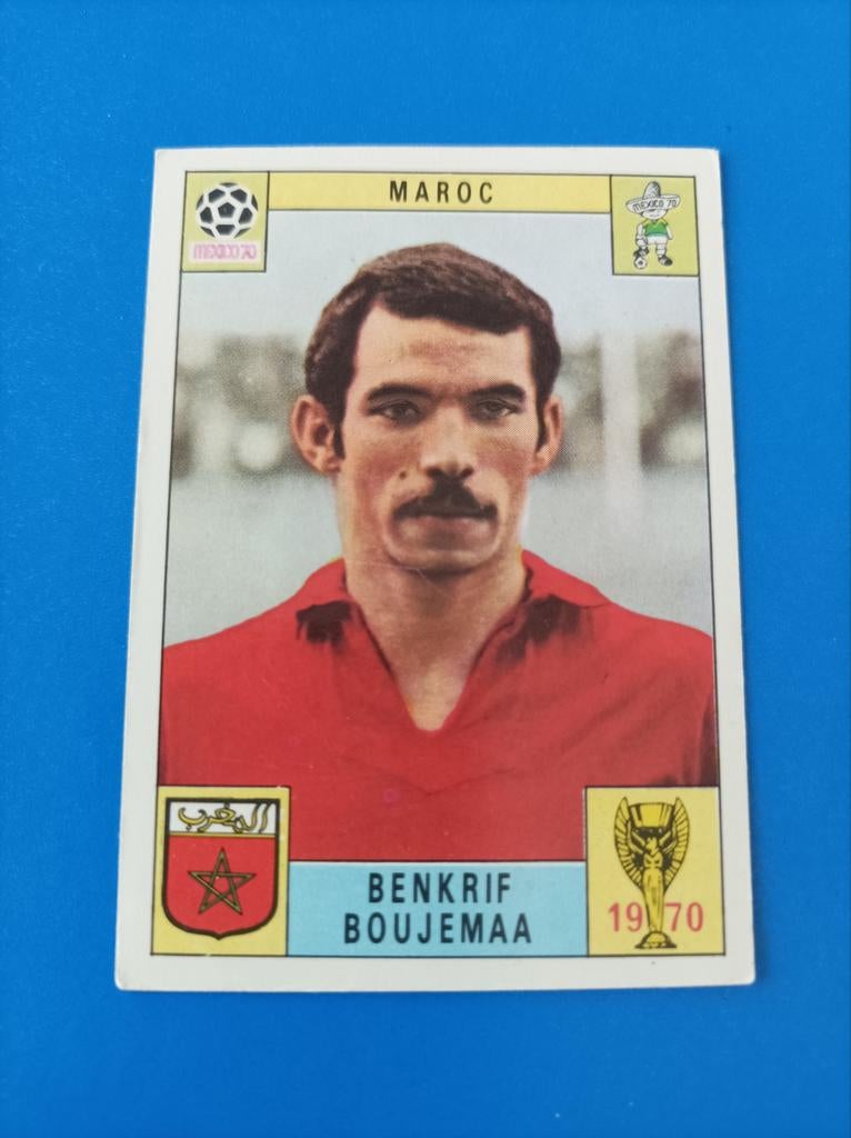 Panini Mexico 70 Benkrif Boujemaa Maroc, Enlèvement ou Envoi