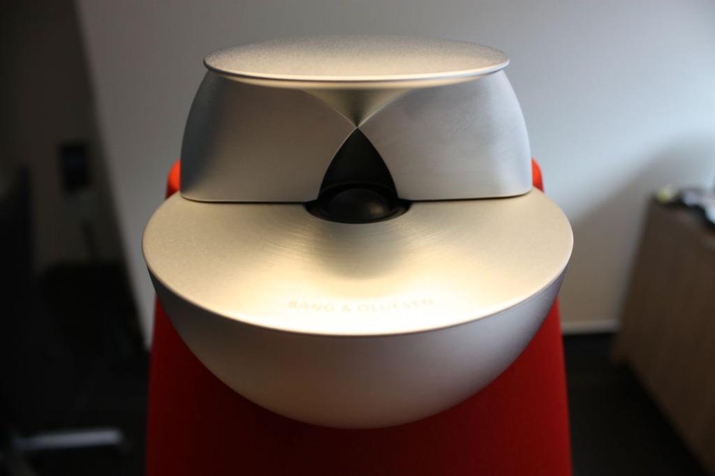 Bang & Olufsen Beolab 9 met rode doeken - B&O, Autres marques, Info@bang-olufsen.dk, Comme neuf, Enlèvement