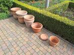Terracotta bloempotten., Ophalen