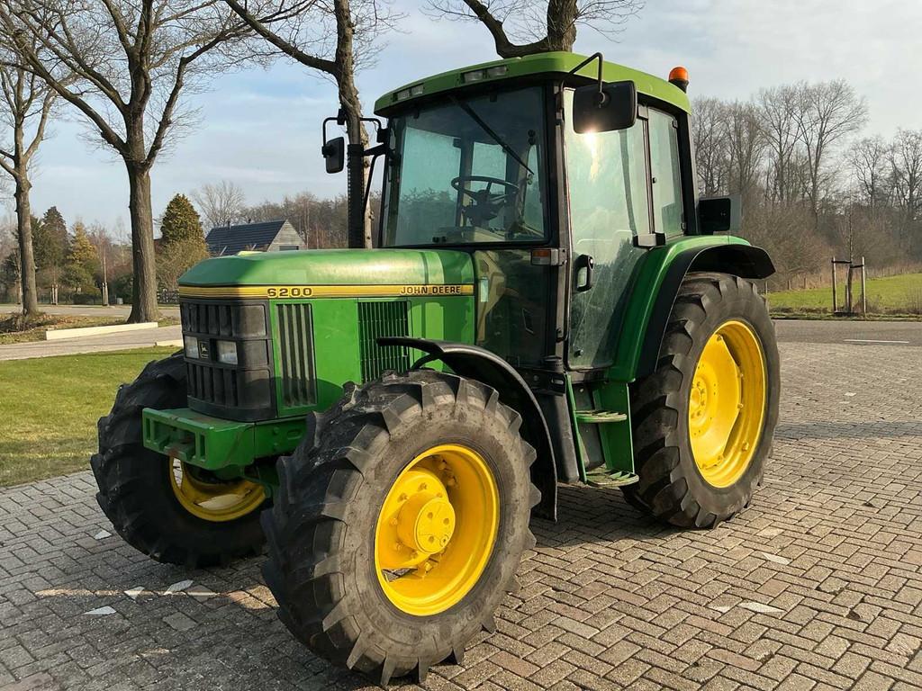 1992 John Deere 6200 Vierwielaangedreven landbouwtractor, Gebruikt, John Deere