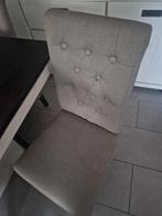 Eettafel 1m40 en stoelen, Enlèvement, Comme neuf, Landelijk