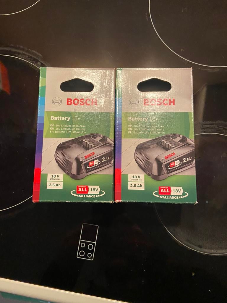 Batteries Bosch, Bricolage & Construction, Enlèvement, Comme neuf