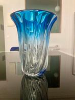 Vase cristal Val Saint Lambert. Vintage. Fin années 50, Antiquités & Art, Enlèvement