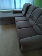 hoeksalon lichtbruin, Ophalen, Gebruikt, Stof