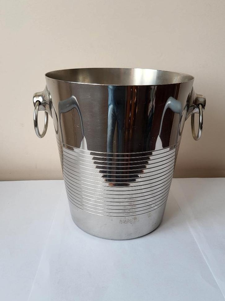 Seau à champagne Vintage Létang Rémy – Inox 18/10, Maison & Meubles, Cuisine | Casseroles & Poêles, Inox, Enlèvement ou Envoi