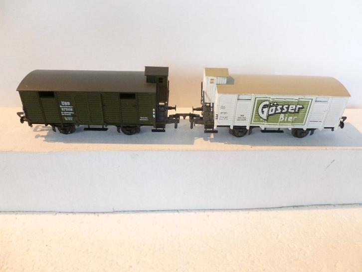 TRAINS HO, Hobby en Vrije tijd, Modeltreinen | H0, Wagon, Gelijkstroom, Liliput, Ophalen of Verzenden