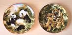 2 decoratieve borden, Ophalen of Verzenden, Zo goed als nieuw, Porselein, Bord(en)