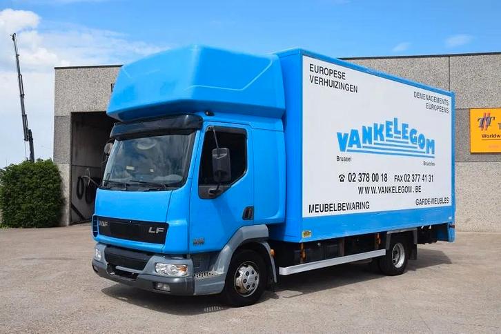 DAF LF 220 LF45 220 (bj 2003), Auto's, Vrachtwagens, Bedrijf, Te koop, DAF, Diesel, Euro 3, Handgeschakeld, Blauw, Achterwielaandrijving