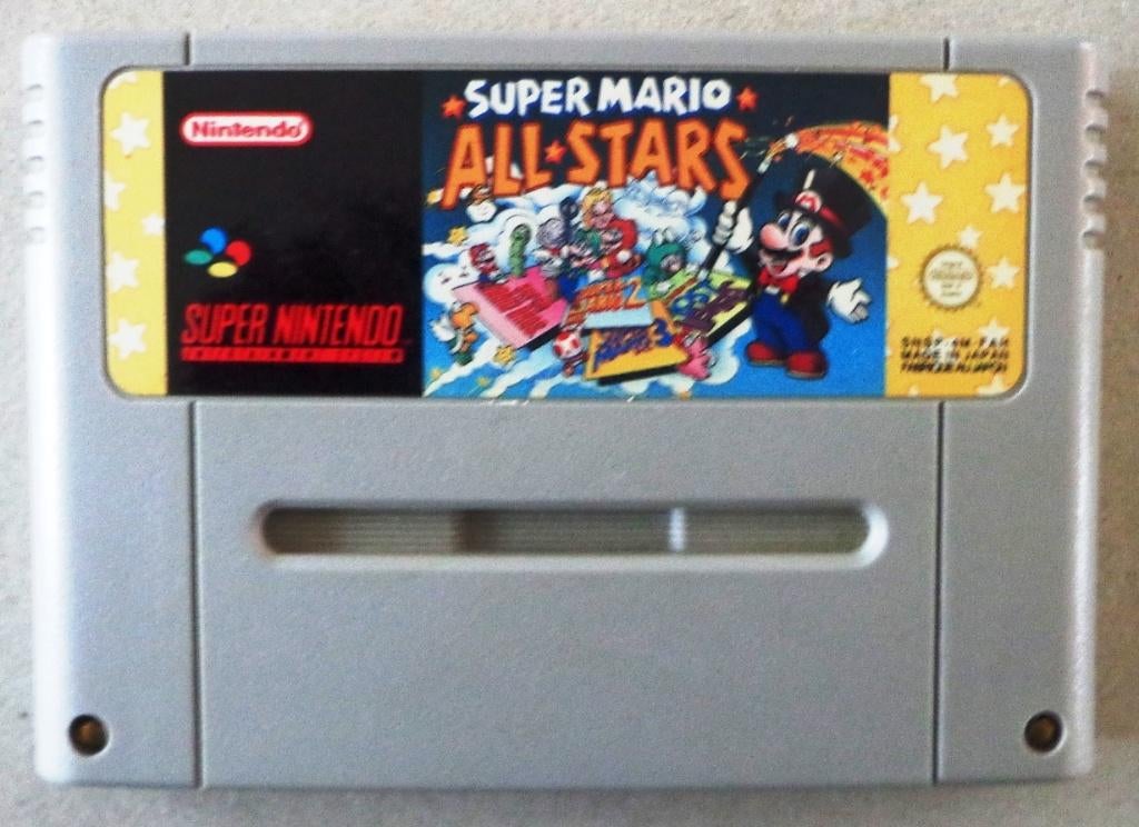 Super Mario All Stars voor de Europese Super Nintendo, Enlèvement ou Envoi, Utilisé