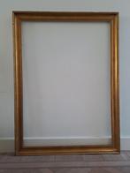 Vintage kader goudkleurig 100x140 binnenkant., Enlèvement, Utilisé, Bois, 75 cm ou plus