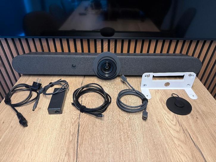 Logitech Rally Bar + Wall Mount, TV, Hi-fi & Vidéo, Barres de son, Comme neuf, Enlèvement ou Envoi