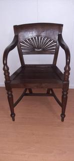 Massieve houten koloniale stoel, Enlèvement