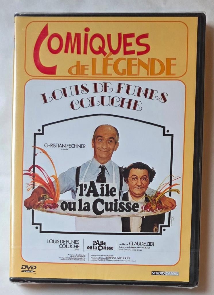 L'Aile ou la Cuisse (De Funes/Coluche) neuf sous blister, Cd's en Dvd's, Dvd's | Komedie, Nieuw in verpakking, Alle leeftijden